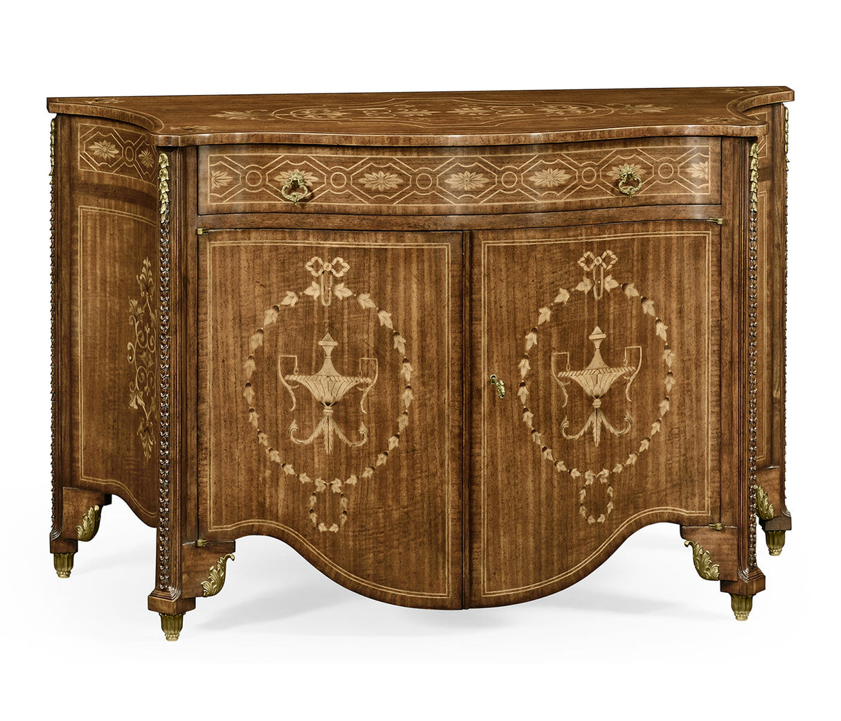 Versailles Collection - Chippendale style commode with fine inlay