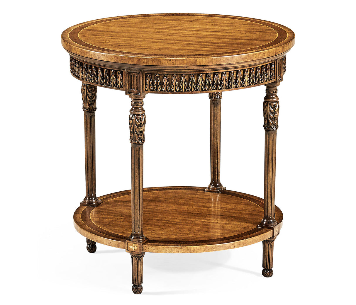 Windsor Collection - Napoleon III style round side table with fine inlay