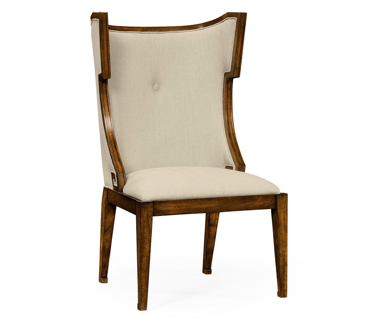 Windsor Collection - Greek Key Design Biedermeier Walnut Side Chair