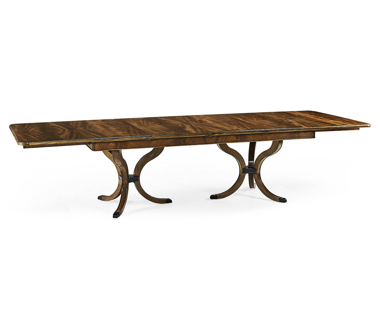 Brompton Collection - 132" Brown Mahogany Dining Table