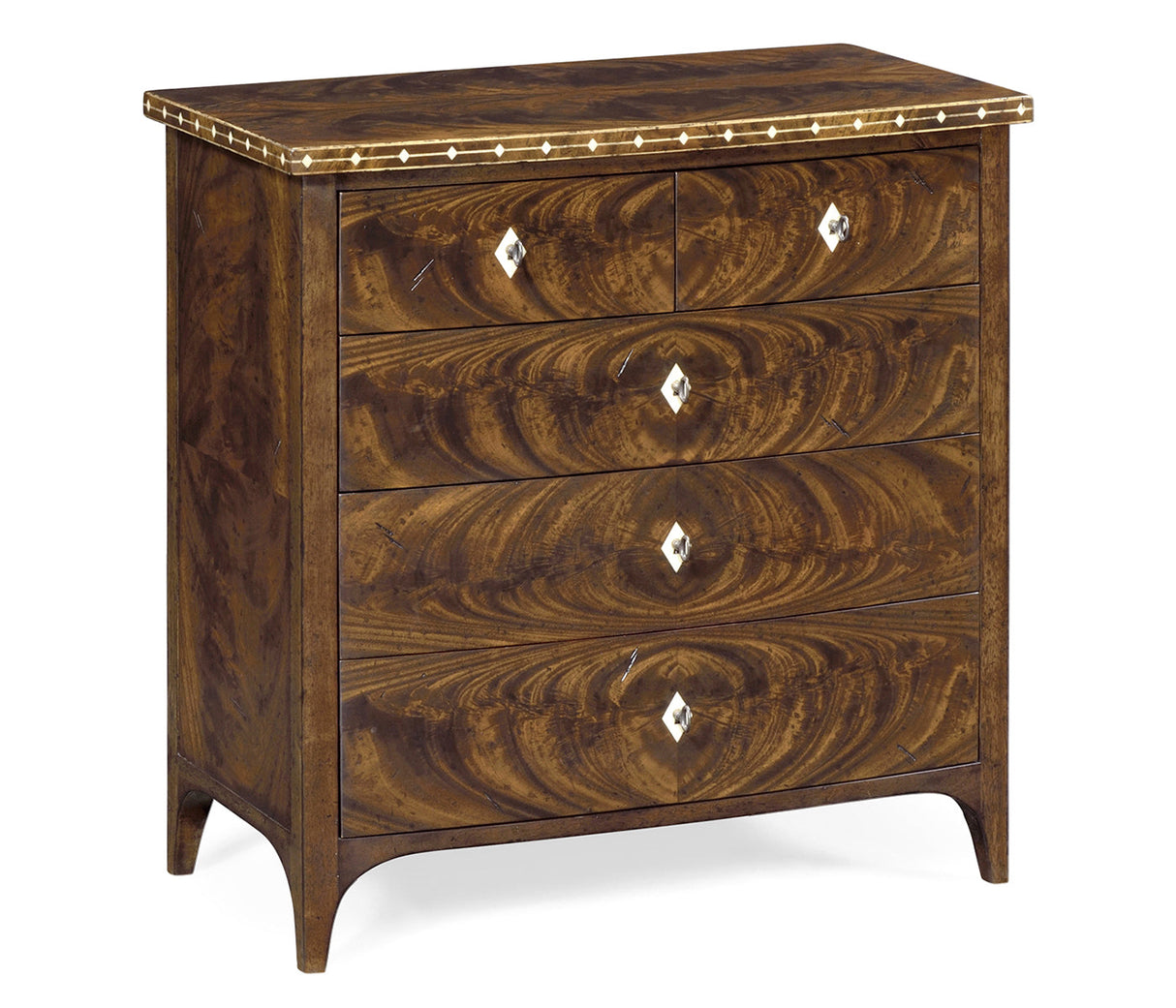 Brompton Collection - Brompton Small Brown Mahogany Chest of Drawers