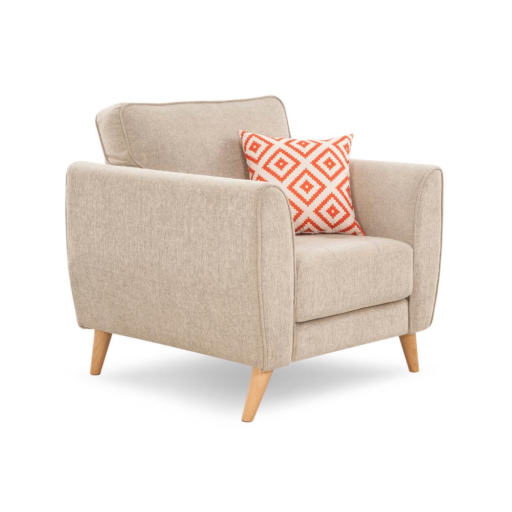 Westminister Wonder Orange Sofa Set