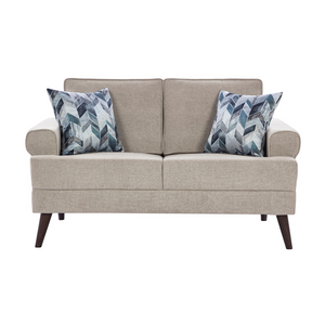 Thompson Sequin Grey Loveseat