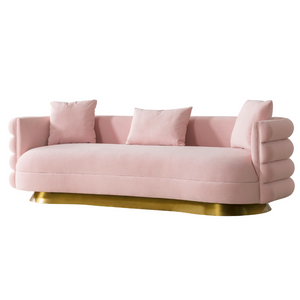 Huda Pink Living Room Set