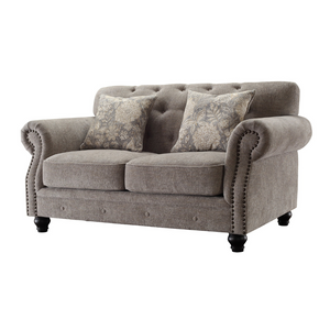 Nebraska Grey Loveseat