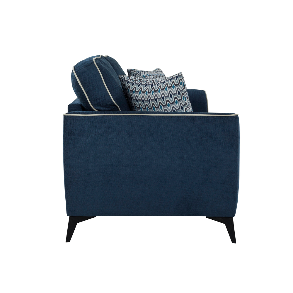 Anniston Appeal Blue Loveseat