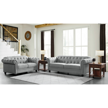 Emilia Grey Sofa W230