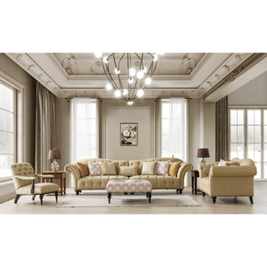 Classic Honey Sofa Set