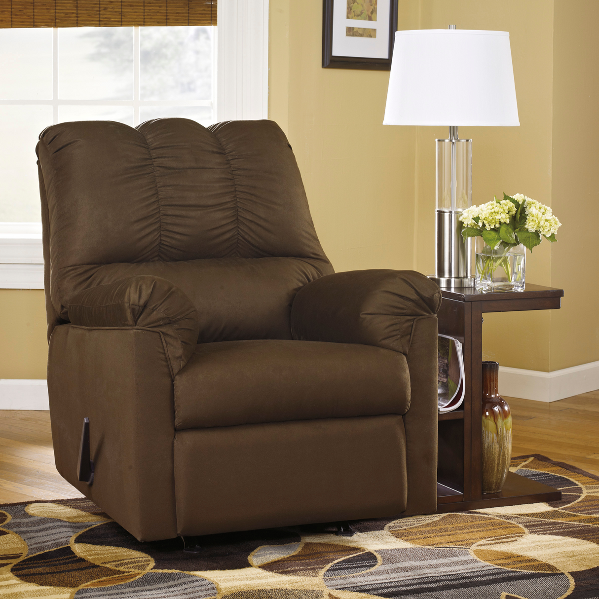 ROCKER RECLINER-BROWN