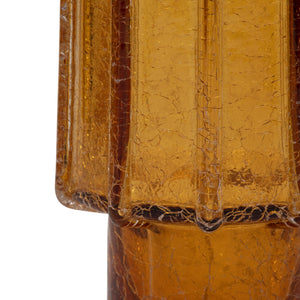 16" Sloan Amber Glass Vase