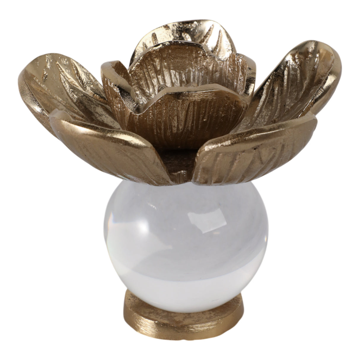 6" Staunton Flower Statuary, Gold