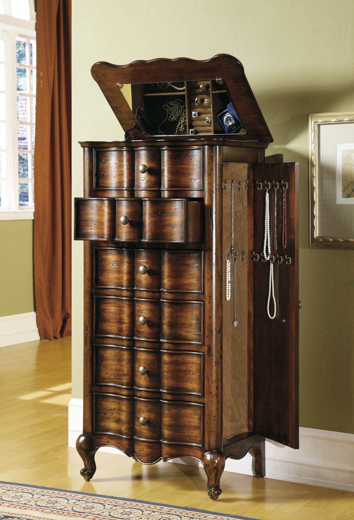 French Jewelry Armoire