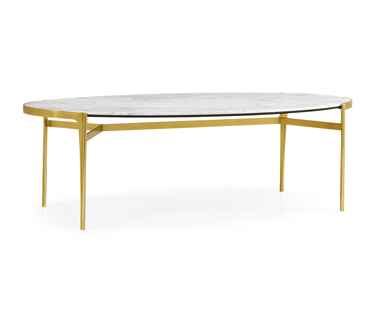 JC Modern - Fusion Collection - Fusion Oval Marble Dining Table