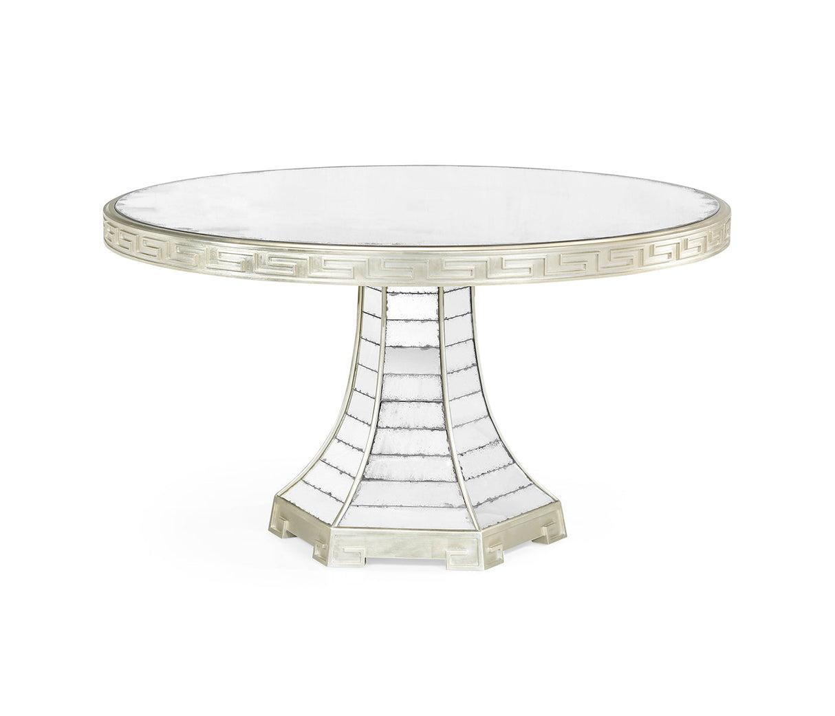 JC Modern - Eclectic Collection - Round Greek Key Dining Table