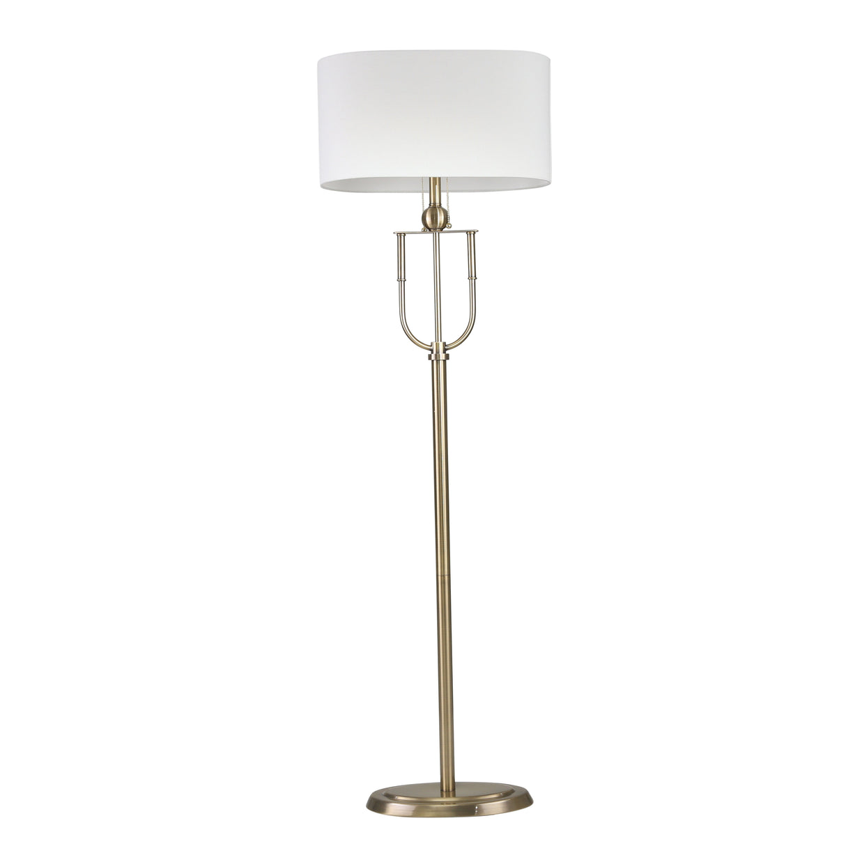 METAL FLOOR LAMP 62", BRASS