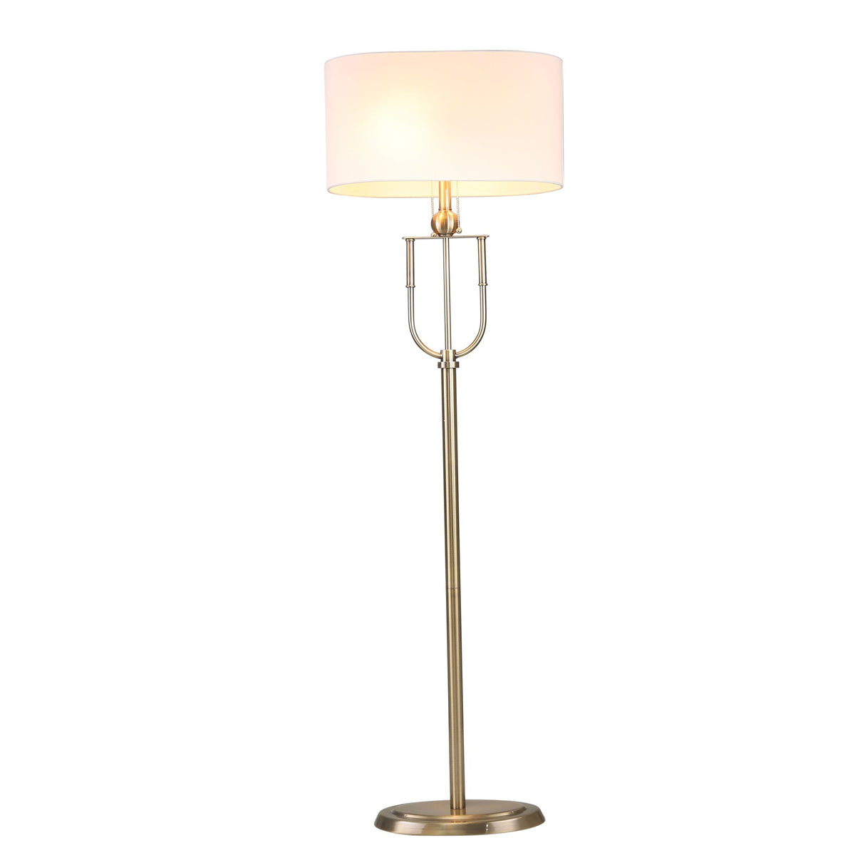 METAL FLOOR LAMP 62", BRASS