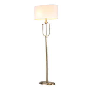 METAL FLOOR LAMP 62", BRASS