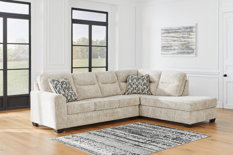 Lonoke Beige Raf Sectional