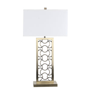 28"H METAL TABLE LAMP