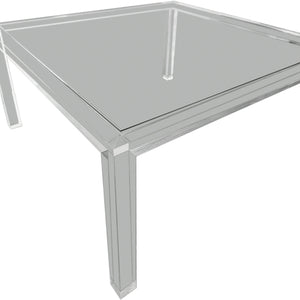 40" Colver Acrylic Cofffe Table