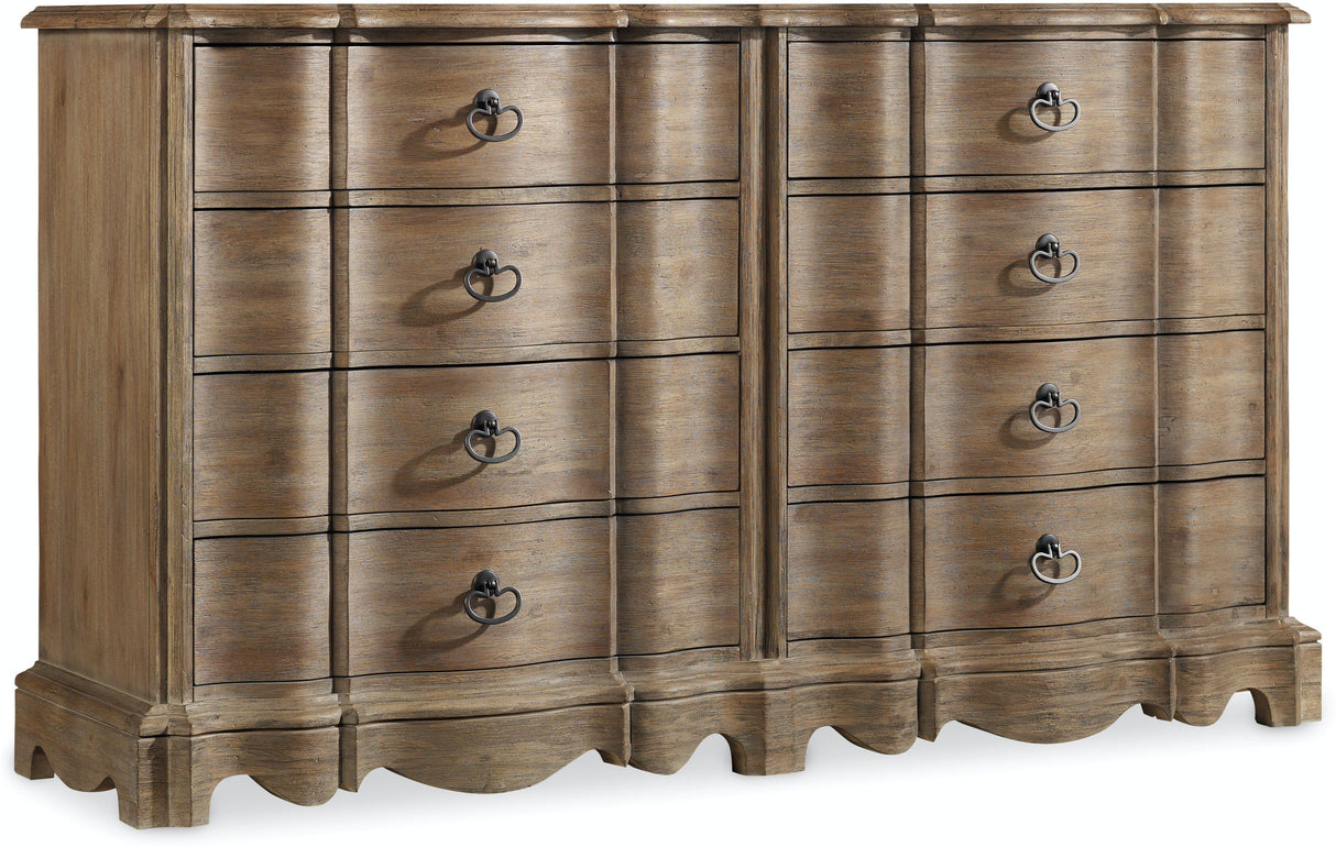 Corsica Eight Drawer Dresser