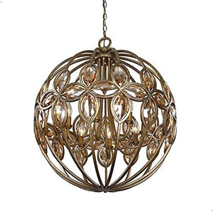 Ambre, 8 Lt. Chandelier