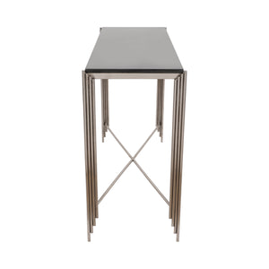 54" Aldine Stainless Steel Console Table