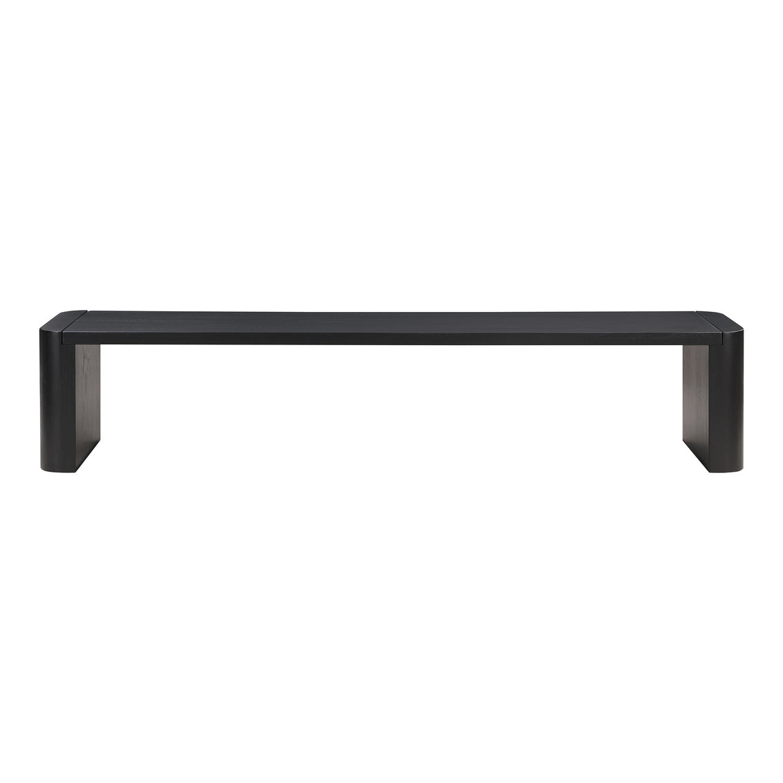 Post Dining Bench Large Black