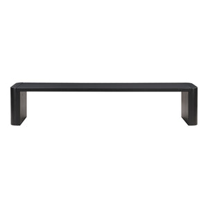 Post Dining Bench Large Black