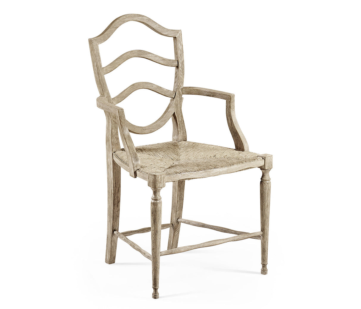 William Yeoward Collected - Country House Chic - Bodiam Grey Oak Arm Chair