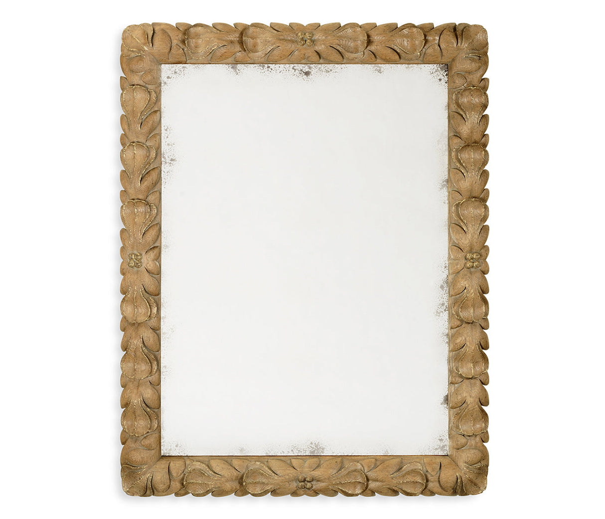 William Yeoward Collected - Country House Chic - Wrenbury Rectangular Gilded Vintage Oak Mirror