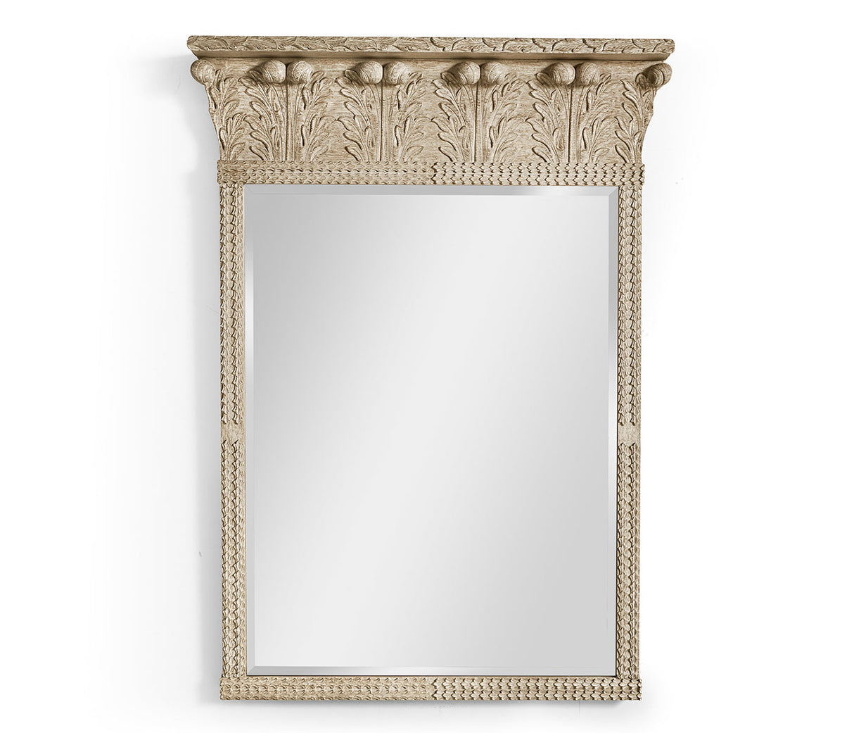 William Yeoward Collected - Country House Chic - Rothesay Venetian White Oak Mirror