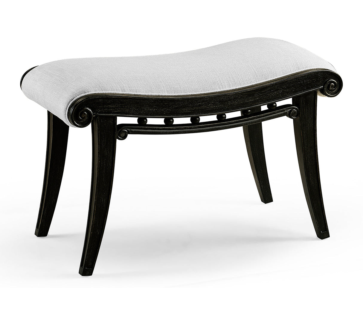 William Yeoward Collected - Uptown Classic - Imogen's Dusty Charcoal Bench