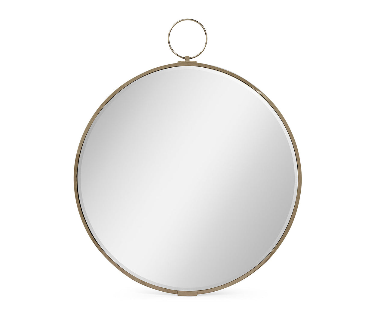 William Yeoward Collected - Urban Cool - Circular Avalone Bronzed Stainless Steel Wall Hanging Mirror