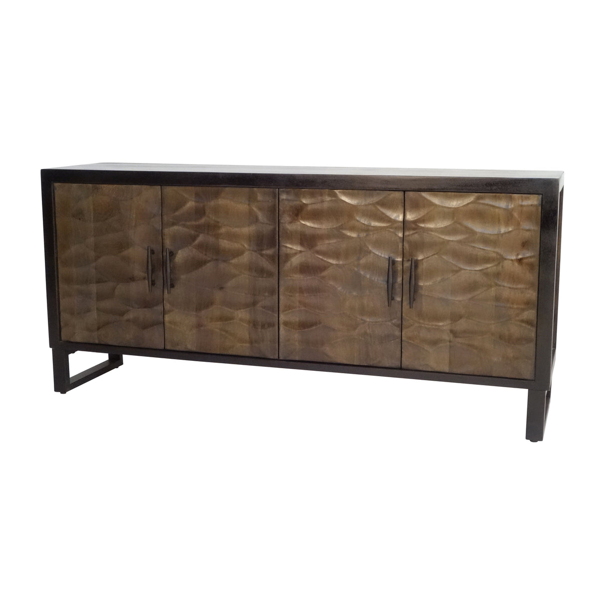 65" Ramsey Wood Sideboard, Brown