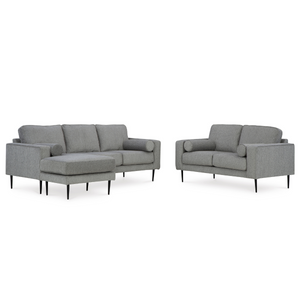 Hazela Sofa Chaise and Loveseat