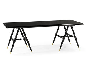 Churchman Collection - Louis Philippe Jet Black Desk