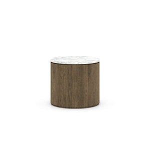 Natural Oak  Round Side Table  (variant color )