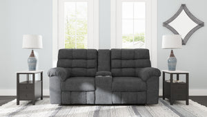 Wilhurst Reclining Loveseat with Console