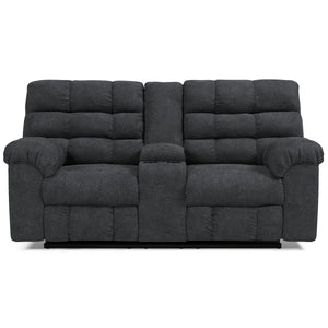 Wilhurst Reclining Loveseat with Console