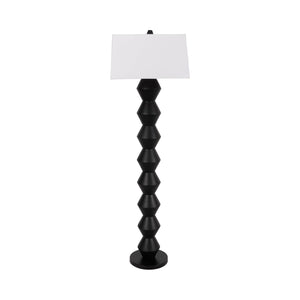 69" Stacked Totem Lamp, Black