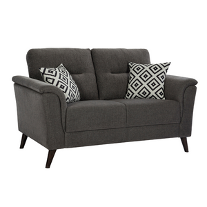 Concord Comfort Grey Loveseat