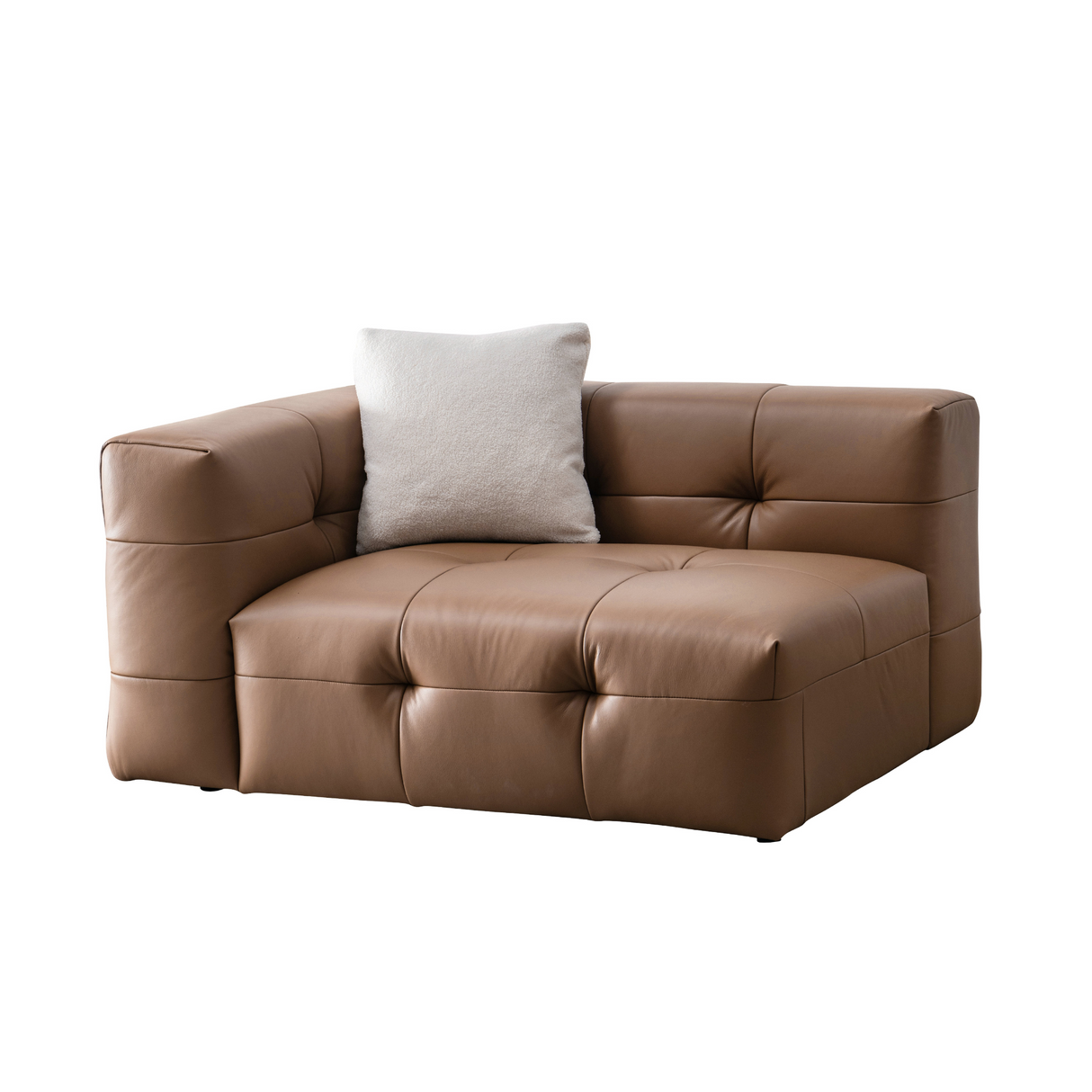 Marshy leather 4 seater sofa