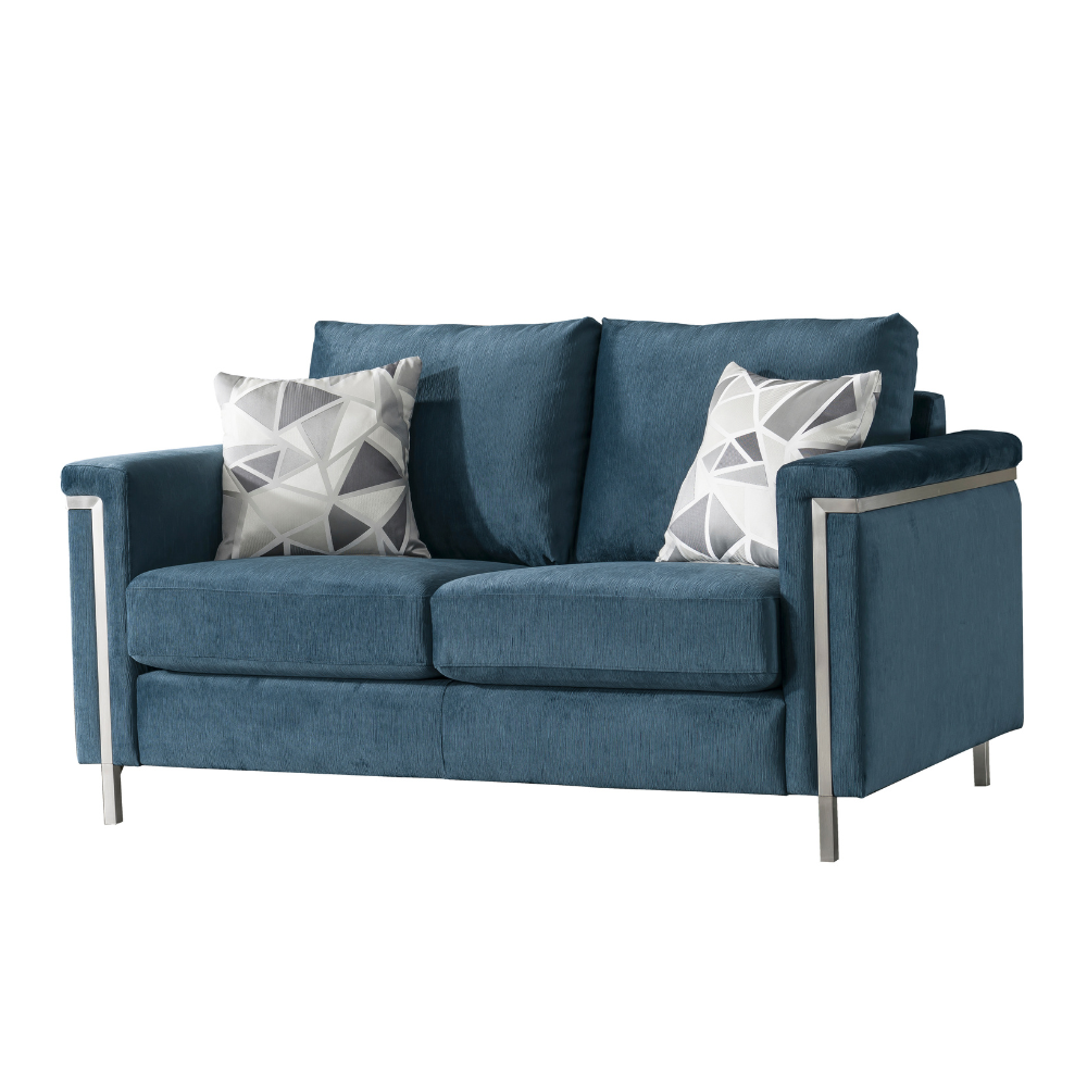 Amal Blue Loveseat