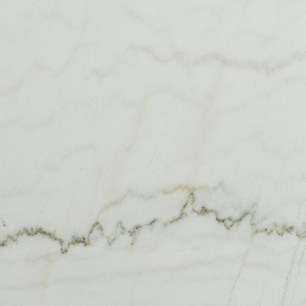 Bette Dining Table W/White Marble Top In White E