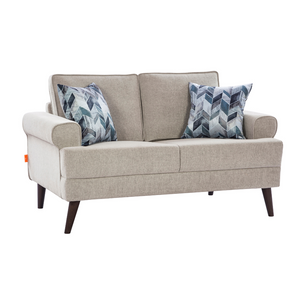 Thompson Sequin Grey Loveseat