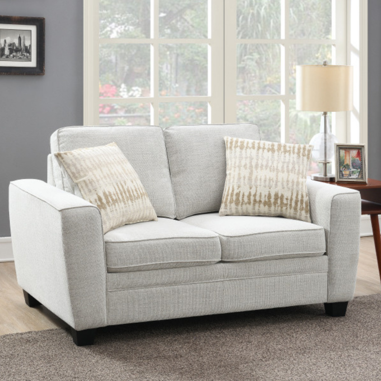 Confa Beige Living Room Set (Sofa + Loveseat + Chair)