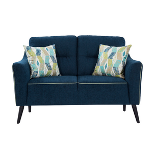 Anchorage Aura Dark Blue Loveseat (140cm)