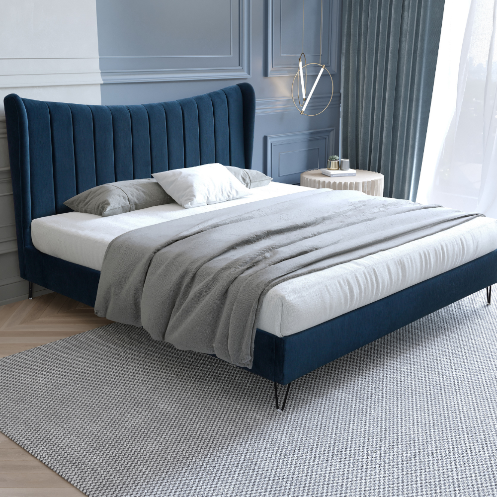 HR Blue Bed