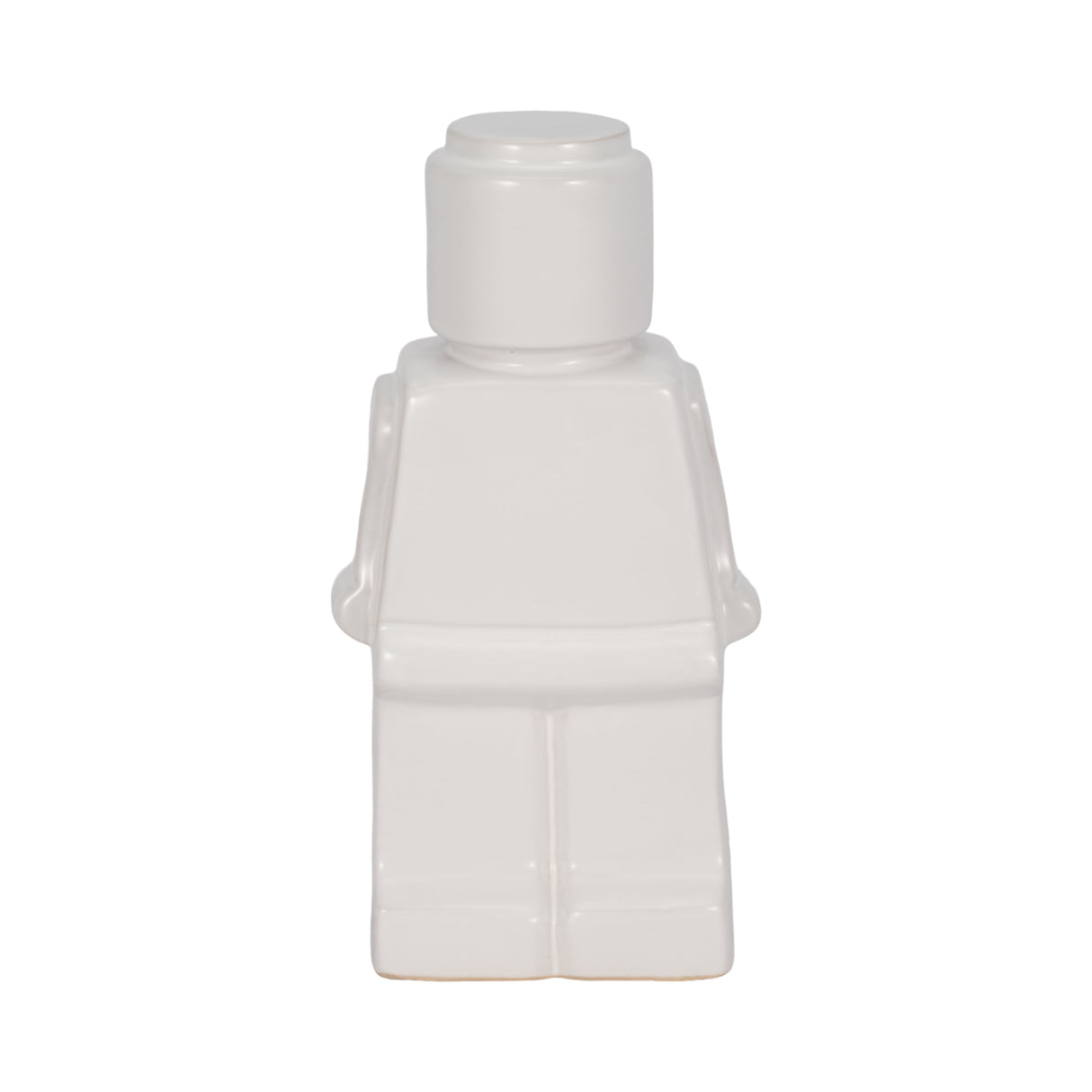 12" Lego Man Figure, White